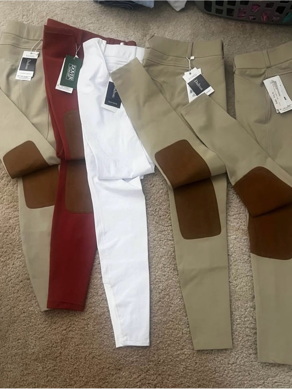5 NWT Women’s Riding Breeches Lot Size 22 ICONEQ and Dover ($548 Retail)